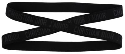 Christian Dior Black J'adior Headband