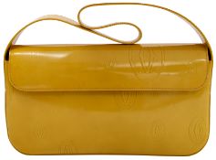 Cartier Yellow Monogram Happy Birthday Flap Bag