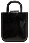 Cartier Black Monogram Happy Birthday Tote Bag