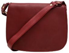 Cartier Burgundy Crossbody Flap Bag