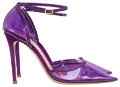 Gianvito Rossi Purple Sabin Heeled Pump - Size 39