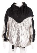 Isabel Marant Silver Windbreaker Jacket - Size M