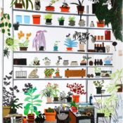 Jonas Wood (American b.1977) Large Shelf Still Life