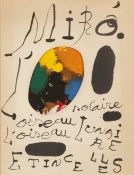 § Joan Miró (Spanish 1893-1983) Oiseau solaire, oiseau lunaire Etincelles