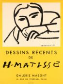 § Henri Matisse (French 1869-1954) Dessins Récents de H. Matisse