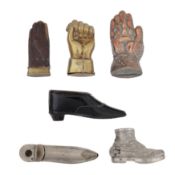 A mixed group of vesta cases