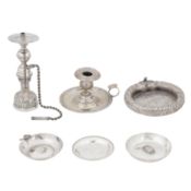 A mixed group of mid-20th century Egyptian 900 standard silver