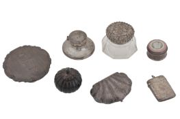 A mixed group of silver