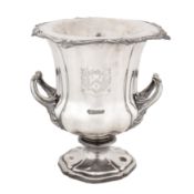 A William IV Old Sheffield silver plate wine cooler, Sheffield circa 1835 by Roberts, Smith and Co