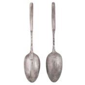 A George II sterling silver marrow scoop spoon, London 1754 by Ebenezer Coker