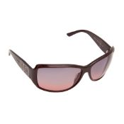 Bvlgari Purple Embellished Shield Sunglasses