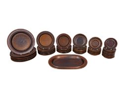 Ulla Procope (Finnish 1921-1968) for Arabia 'Ruska' part dinner service, 