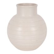 Keith Murray (British 1892-1981) for Wedgwood 'Bomb' vase, in the Moonstone colourway