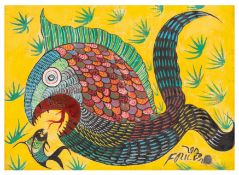 Francisco Da Silva (Brazilian, 1920-1985) Peixes, 1978