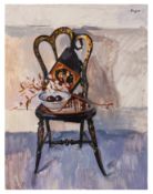 § Norman Edgar (British, 1948-2022) The Decorated Chair