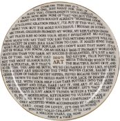 § Sir Grayson Perry C.B.E. R.A. (British, b.1960) 100% Art Plate