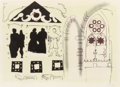 § John Piper C.H. (British, 1903-1992) Rudbaxton, Pembrokeshire: 17th Century Monument, 19th Century