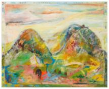 § Aurora Bengoechea (Spanish 1943-1991) Dos Montanes y un Valle 