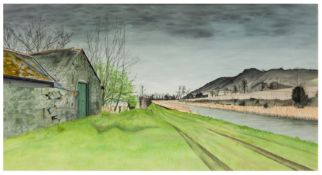 § Eric Huson (British, b.1930) Canal Path