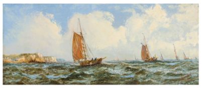 Adolphus Knell (British, act.c.1860-c.1890) Off Hastings