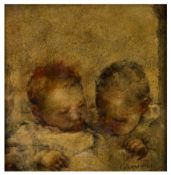 Grigory Gluckman (Belerusian/American, 1898-1973) Two Infants