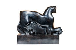§ * Joseph Csaky (Hungarian, 1888-1971) ‘La Lionne’, designed in 1924, cast 1995