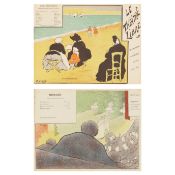 Henri-Gabriel Ibels (French, 1867-1936) Program for Mirâges and Les Fossiles