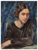 Ian Campbell-Gray (British, 1901-1946) Portrait of Norah Baring