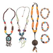 A collection of costume jewellery