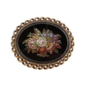 An early Victorian micromosaic brooch