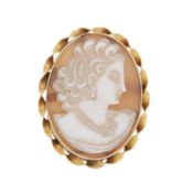 A cameo brooch