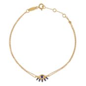 A sapphire eye bracelet