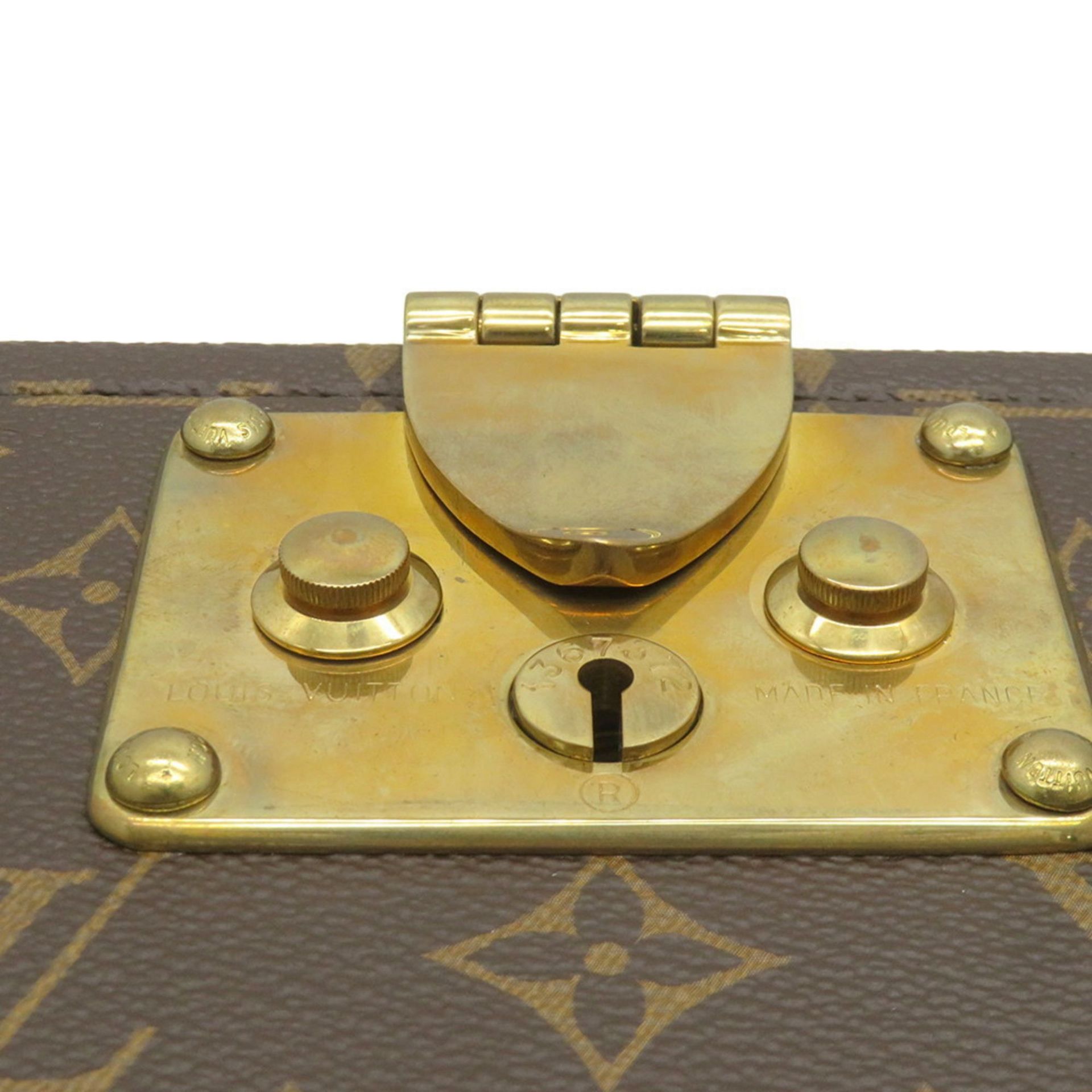Louis Vuitton Monogram Boite Vin en Bouteille Trunk M21830 LOUIS VUITTON Wine Case Box - Image 10 of 15