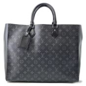 Louis Vuitton Monogram Eclipse Grand Sac Tote Bag M44733 LOUIS VUITTON Black Men's