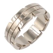 Cartier Tank Française Ring, 18K White Gold, for Men and Women, Silver