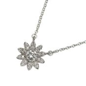 Tiffany & Co. Enchant Flower Diamond Necklace, 40cm, Platinum