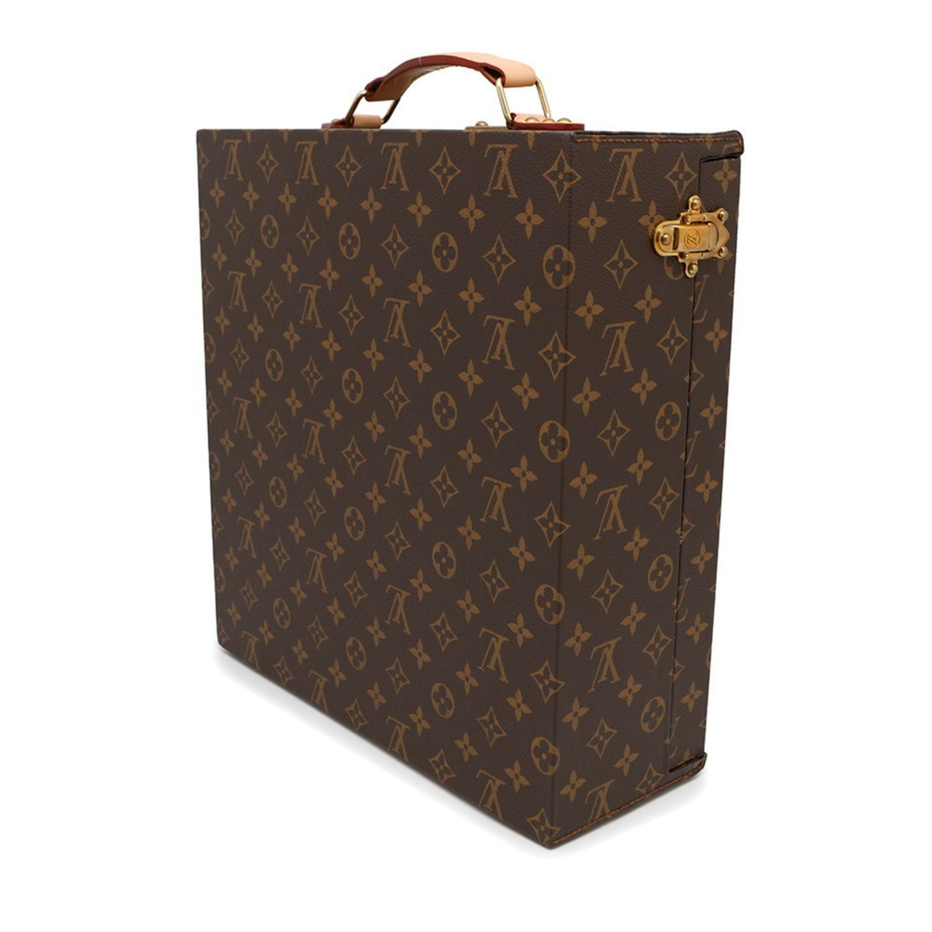 Louis Vuitton Monogram Boite Vin en Bouteille Trunk M21830 LOUIS VUITTON Wine Case Box - Image 2 of 15