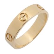 Cartier Love Ring, 18K Yellow Gold, for Men and Women.