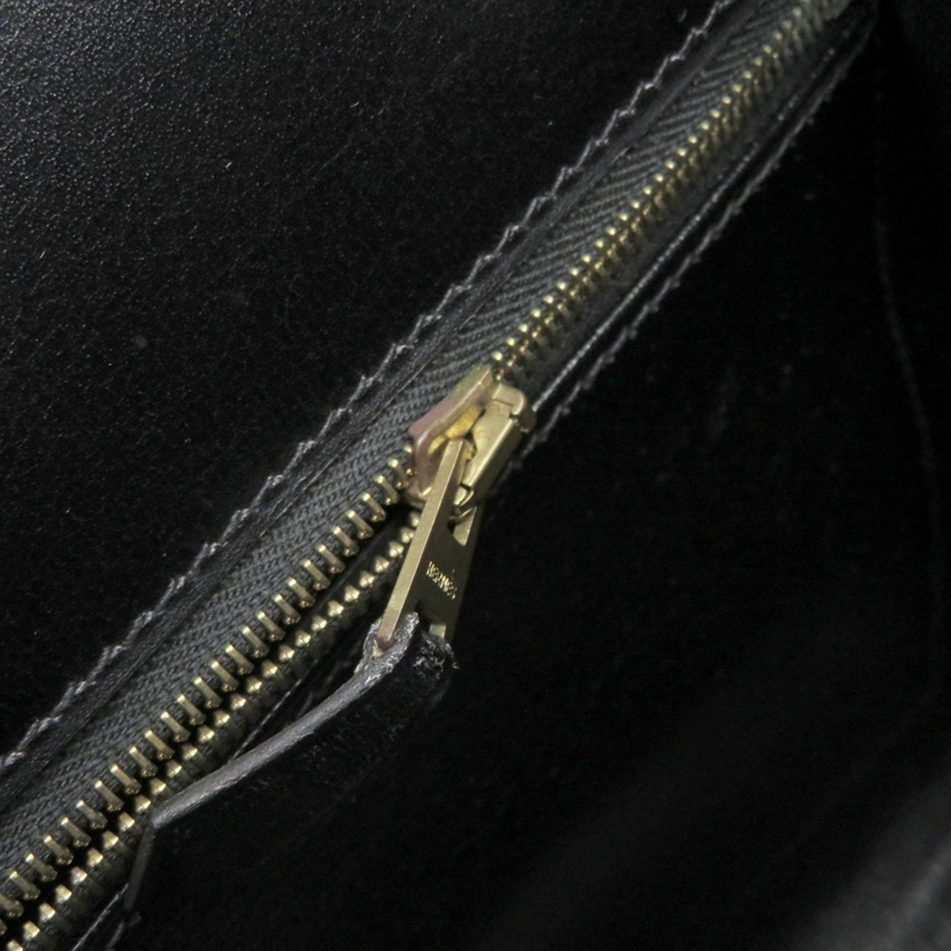 Hermès Kelly 32 Handbag, Black Box Calf Leather, with Exterior Stitching, C Stamp, HERMES 2-Way Bag, - Image 11 of 19