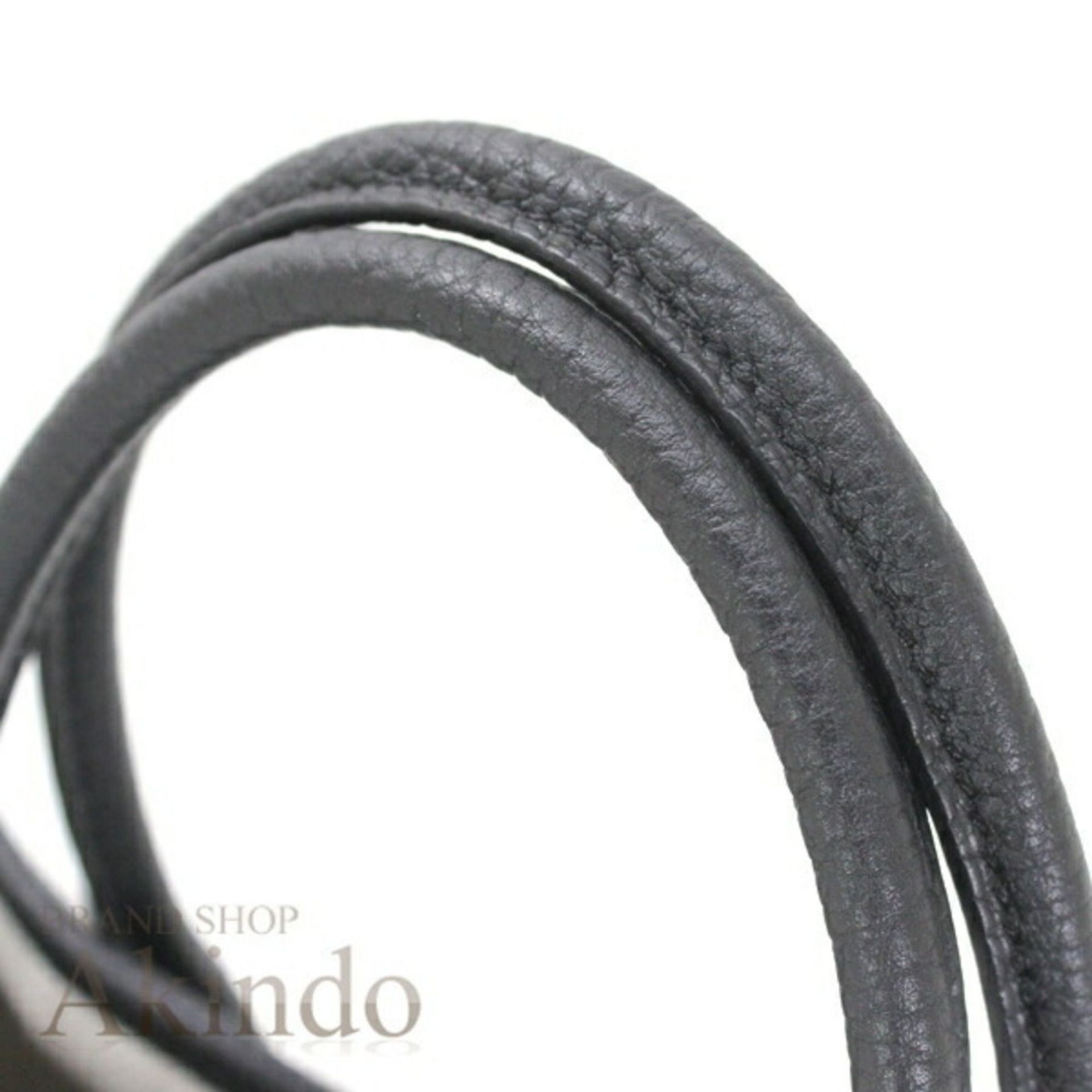 Hermès Garden TPM 30 Tote Bag, Black Negonda Leather, Women's, HERMES T6005 - Image 15 of 20