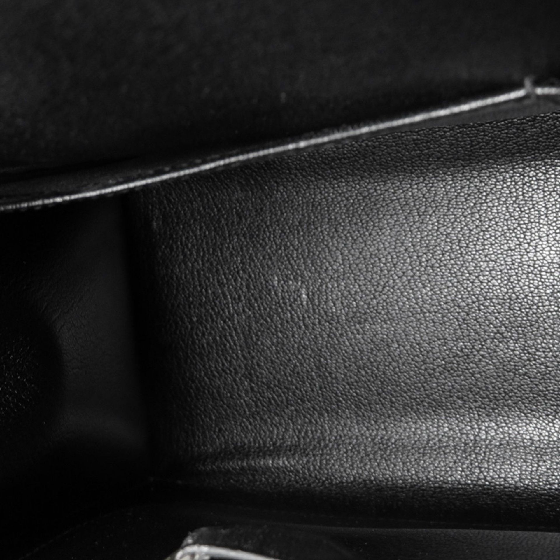 Hermès Kelly 32 Handbag, Black Box Calf Leather, with Exterior Stitching, C Stamp, HERMES 2-Way Bag, - Image 12 of 19