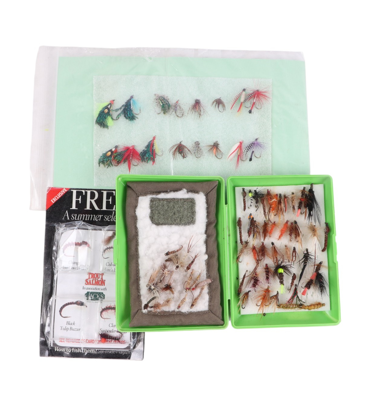 A large quantity of trout and salmon fly fishing flies, mostly in cases. - Image 5 of 6