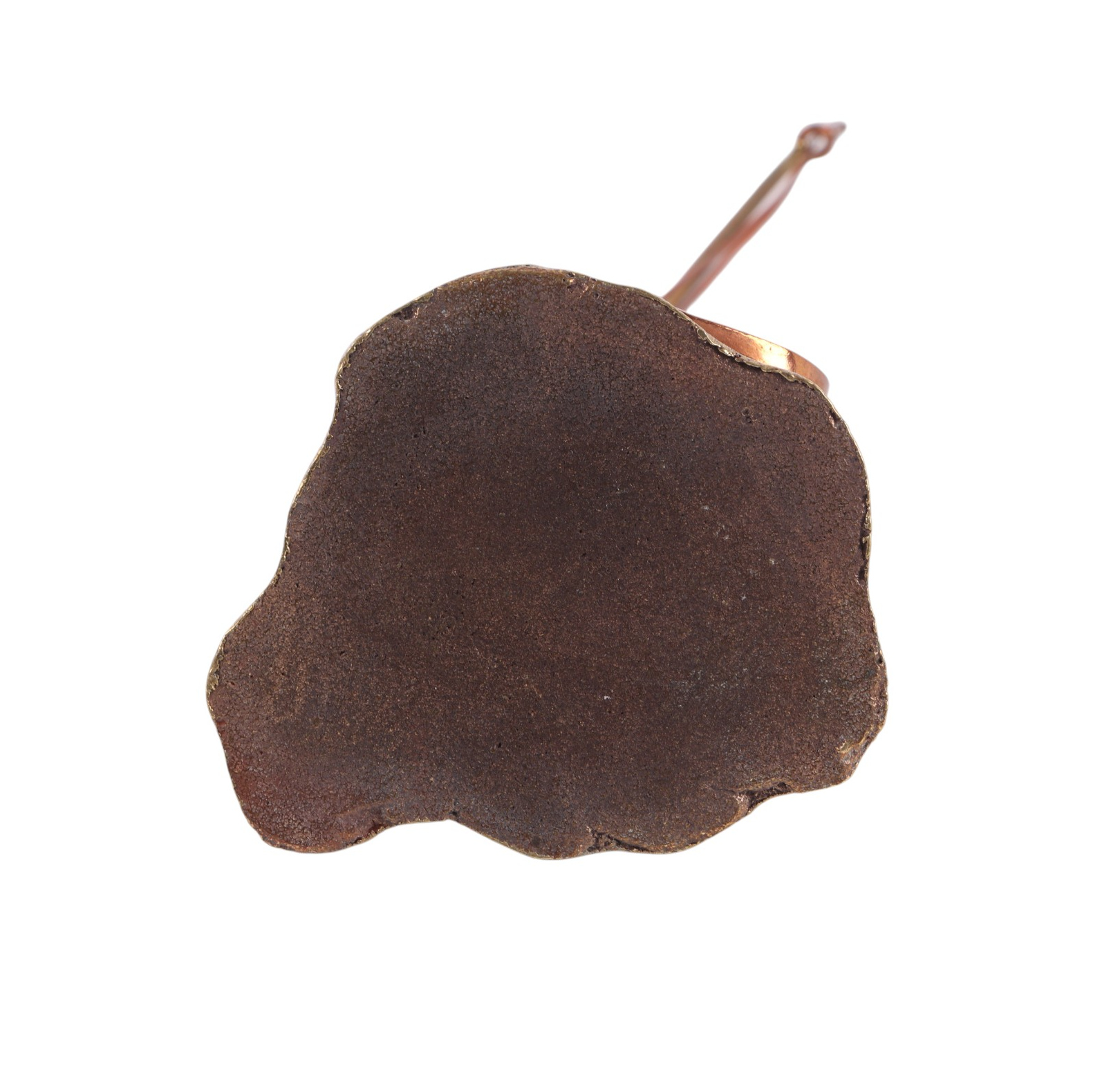 Fishing interest - A novelty brass and copper desk weight in the form of a fly-fishing rod and a - Image 3 of 3