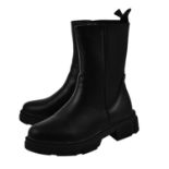 Grade-C0 ref Lot333 TJC MANCHESTER CLOSEOUT Elaticated High Ankle Boots (Size 3) - Black RRP £49