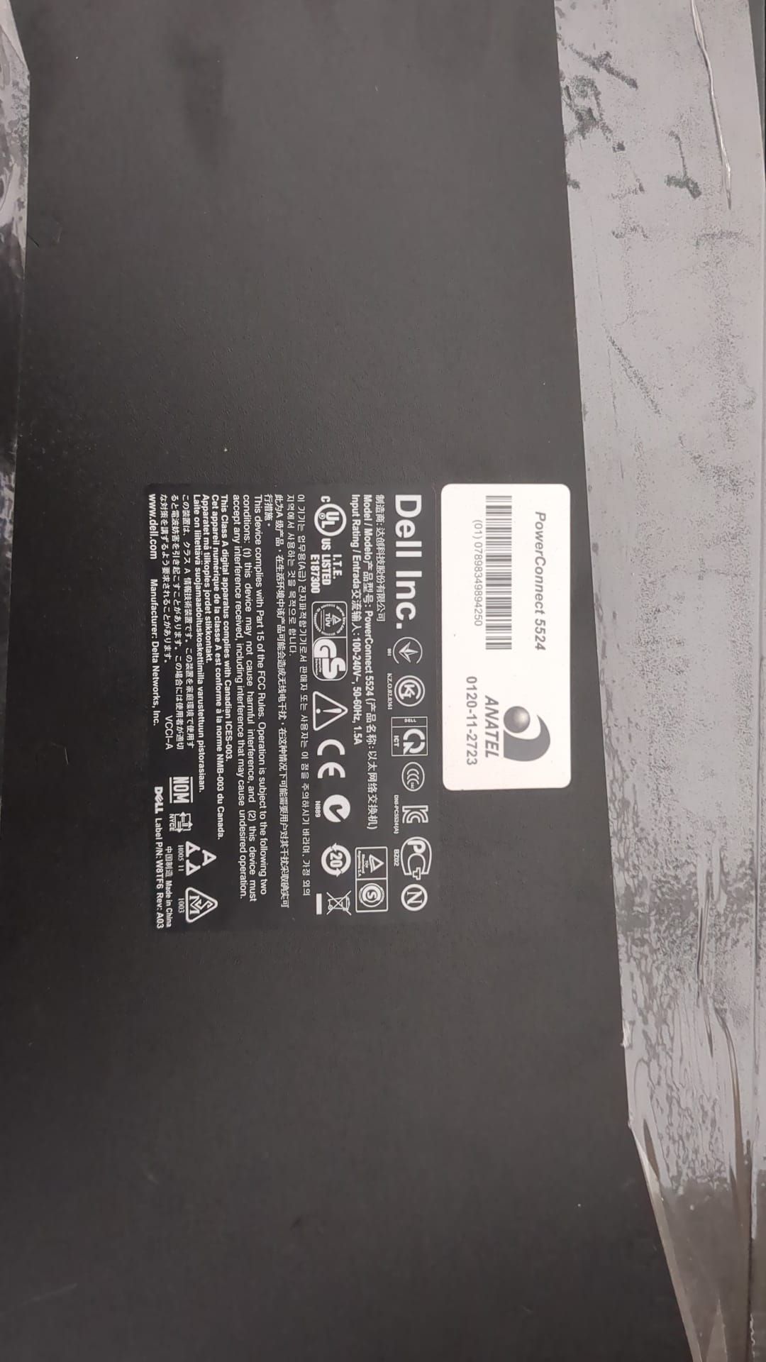 Grade-BER-DOA ref LOT275 DELL GLA-SW-21 previously DELL-07 PowerConnect 5524 - Orig. RRP £1000 - Image 3 of 3