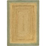 Grade-C1 ref LOT77 Braided Rug D040 Jute Effect Outdoor Green 160X230 RRP œ79