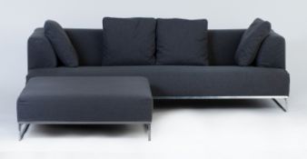 B&B ITALIA Dreisitzer-Sofa & Ottoman