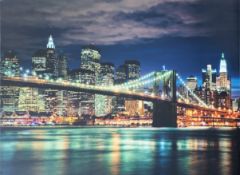 LUMAS Stadtansicht "Brooklyn Bridge" Druck