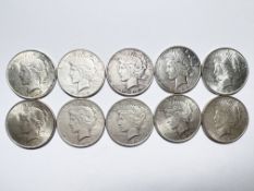 10 x Liberty Dollar USA Silber