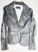 Italienische Lederjacke Damen Moreschi Größe 40